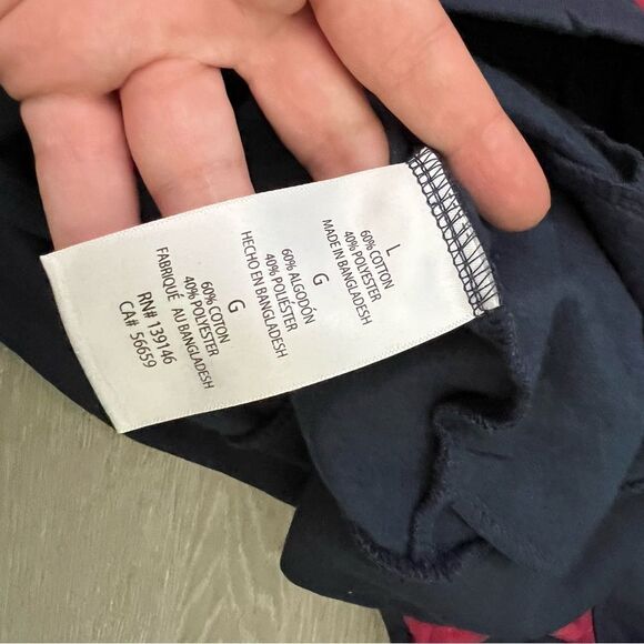 FC Barcelona FCB Men’s Full Zip Sweatshirt Navy Blue Red Size L - Picture 5 of 6